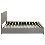 Reeves Upholstered Queen Lift-Top Storage Platform Bed Grey | Grey | 315918GRYQ
