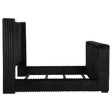 Centergrove Upholstered California King Wingback TV Bed Black | Black | 315945KW
