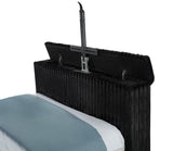 Centergrove Upholstered Queen Wingback TV Bed Black | Queen | Black | 315945Q