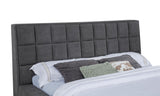 Dreux Upholstered Queen Panel Platform Bed Cream