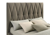 Delsea Upholstered Eastern King Platform Bed Light Brown | Eastern King | Brown | Light Brown | 315975KE