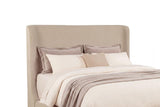 Nala Eastern King Fabric Upholstered Platform Bed Tan | Beige | Tan | 315978KE