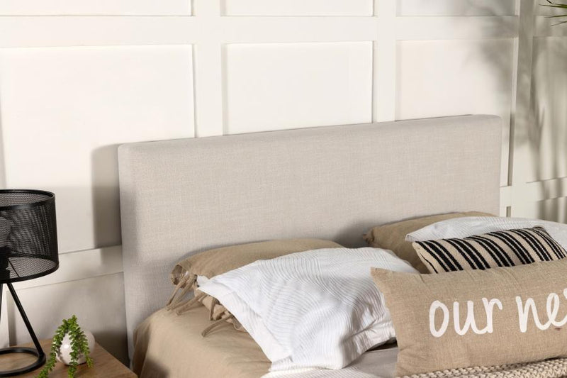 Pirro Upholstered Panel Headboard Sand