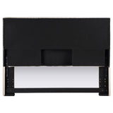 Pirro Upholstered King Panel Headboard Sand | King | Beige | Sand | 315980K
