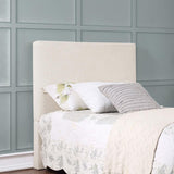 Pirro Upholstered Twin Panel Headboard Sand | Beige | Sand | 315980T