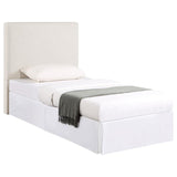 Pirro Upholstered Twin Panel Headboard Sand | Beige | Sand | 315980T