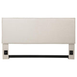 Izzy Upholstered King Panel Headboard Sand | Beige | Sand | 315985K