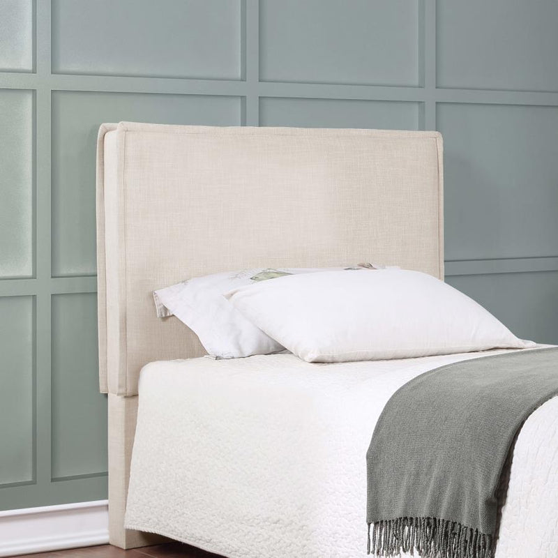 Izzy Upholstered Panel Headboard Sand