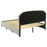 Marianna 4-drawer Upholstered Eastern King Storage Bed Cream | Ivory | Cream | 316011KE