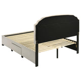 Marianna 4-drawer Upholstered Queen Storage Bed Cream | Ivory | Cream | 316011Q