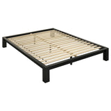 Gislen Full Easy Assembly Wood Platform Bed Black | Black | 316028BLKF