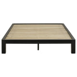 Gislen Full Easy Assembly Wood Platform Bed Black | Black | 316028BLKF