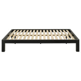 Gislen Full Easy Assembly Wood Platform Bed Black | Black | 316028BLKF