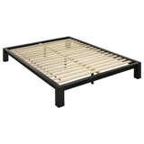 Gislen Queen Easy Assembly Wood Platform Bed Black | Black | 316028BLKQ
