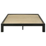 Gislen Queen Easy Assembly Wood Platform Bed Black | Black | 316028BLKQ