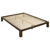 Gislen Full Easy Assembly Wood Platform Bed Walnut | Brown | Walnut | 316028WALF