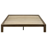 Gislen Full Easy Assembly Wood Platform Bed Walnut | Brown | Walnut | 316028WALF