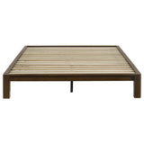 Gislen Queen Easy Assembly Wood Platform Bed Walnut | Brown | Walnut | 316028WALQ