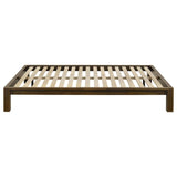 Gislen Queen Easy Assembly Wood Platform Bed Walnut | Brown | Walnut | 316028WALQ