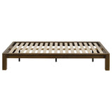 Gislen Twin Easy Assembly Wood Platform Bed Walnut | Twin | Brown | Walnut | 316028WALT