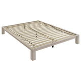Gislen Easy Assembly Wood Platform Bed White