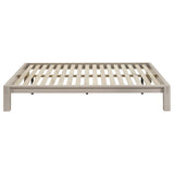 Gislen Full Easy Assembly Wood Platform Bed White | White | 316028WHTF