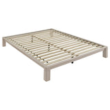 Gislen Easy Assembly Wood Platform Bed White