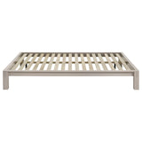 Gislen Queen Easy Assembly Wood Platform Bed White | White | 316028WHTQ