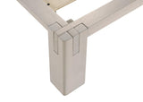 Gislen Queen Easy Assembly Wood Platform Bed White | White | 316028WHTQ