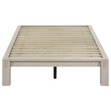 Gislen Twin Easy Assembly Wood Platform Bed White | Twin | White | 316028WHTT