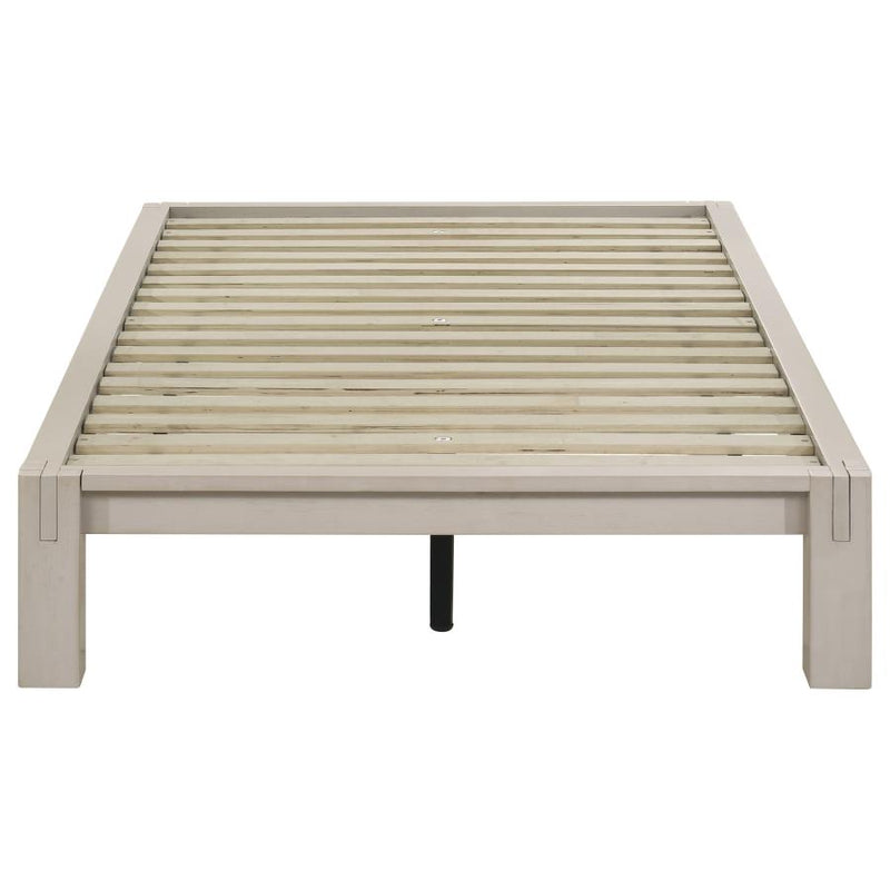 Gislen Easy Assembly Wood Platform Bed White