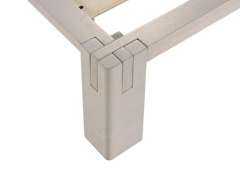 Gislen Twin Easy Assembly Wood Platform Bed White