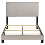 Boyd Upholstered Full Panel Bed Ivory | Ivory | 350051F