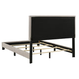 Boyd Upholstered Full Panel Bed Ivory | Ivory | 350051F