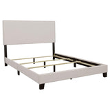 Boyd Upholstered Eastern King Panel Bed Ivory | Ivory | 350051KE