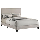 Boyd Upholstered Queen Panel Bed Ivory | Ivory | 350051Q