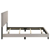 Boyd Upholstered Queen Panel Bed Ivory | Ivory | 350051Q