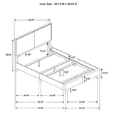 Boyd Upholstered Queen Panel Bed Ivory | Ivory | 350051Q