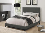 Boyd Upholstered Full Panel Bed Charcoal | Grey | Charcoal | 350061F