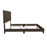 Boyd Upholstered Queen Panel Bed Charcoal | Grey | Charcoal | 350061Q