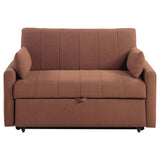 Portland Boucle Upholstered Sleeper Sofa Bed Copper | Brown | Copper | 350145