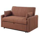 Portland Boucle Upholstered Sleeper Sofa Bed Copper | Brown | Copper | 350145