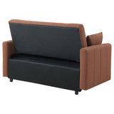Portland Boucle Upholstered Sleeper Sofa Bed Copper | Brown | Copper | 350145