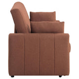 Portland Boucle Upholstered Sleeper Sofa Bed Copper | Brown | Copper | 350145