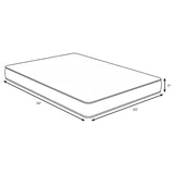 Quimby 7-inch Full Innerspring Quilted Foam Mattress | King | White | 350155F