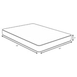 Quimby 7-inch Twin Innerspring Quilted Foam Mattress | White | 350155T