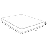 Kenyon 7-inch Full Bamboo Cover Firm Foam Mattress | King | White | 350361F