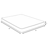 Kenyon 7-inch Queen Bamboo Cover Firm Foam Mattress | White | 350361Q
