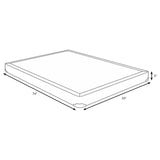 Mercer 5-inch Full Low Profile Box Spring Foundation | Grey | 350415F