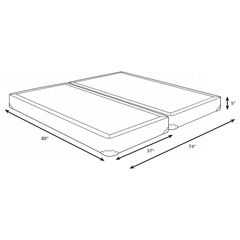 Mercer 5-inch Split Low Profile Foundation